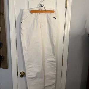 Women's High Rise White Jeans